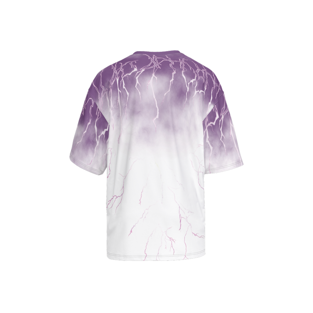 Purple Storm - Oversized Short-Sleeve T-Shirt