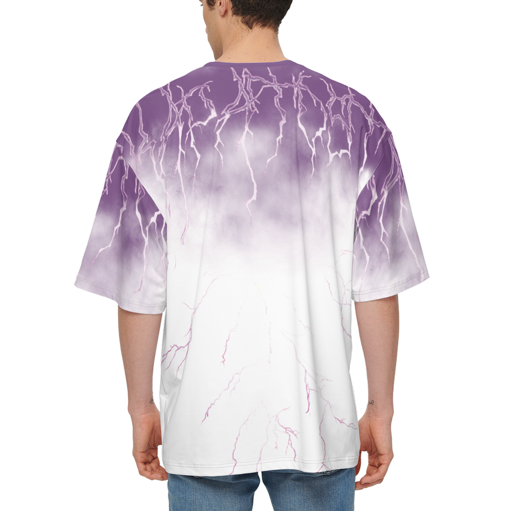 Purple Storm - Oversized Short-Sleeve T-Shirt