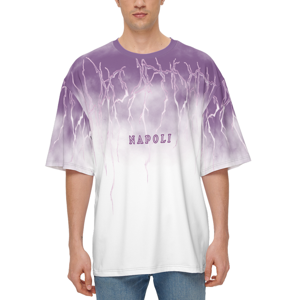 Purple Storm - Oversized Short-Sleeve T-Shirt