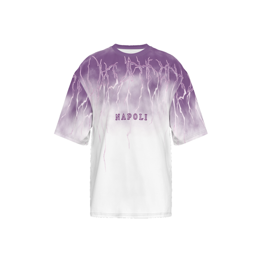 Purple Storm - Oversized Short-Sleeve T-Shirt