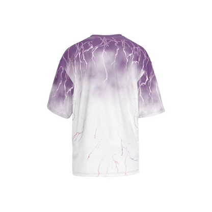 Purple Storm - Oversized Short-Sleeve T-Shirt