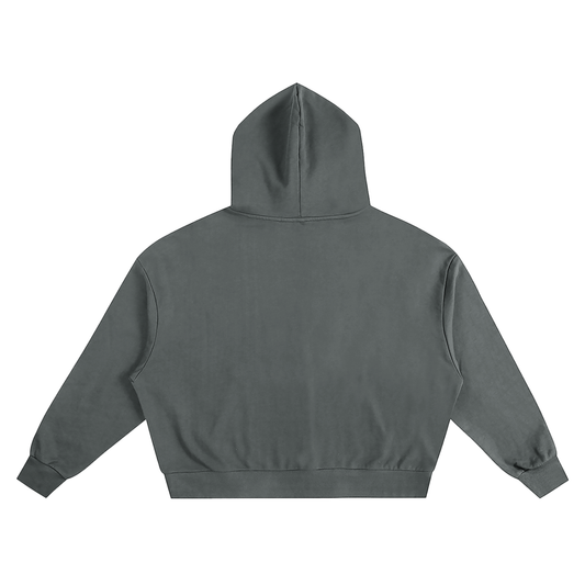 Felpa con cappuccio oversize squadrata