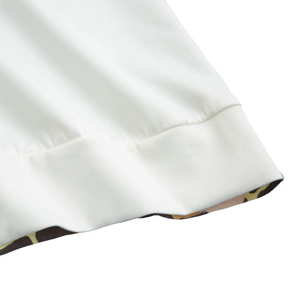Felpa girocollo con stampa animalier