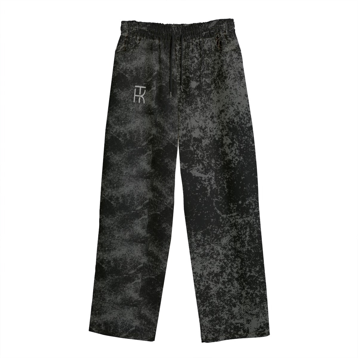 Scratch Black Pantaloni a gamba larga