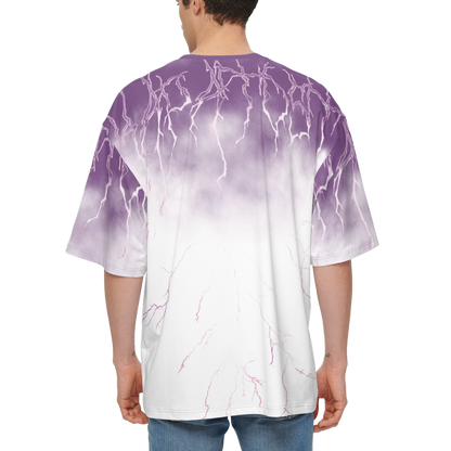 Purple Storm - Oversized Short-Sleeve T-Shirt