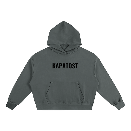 Felpa con cappuccio oversize squadrata