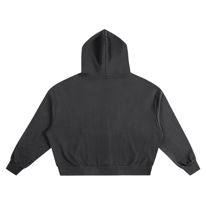 Felpa con cappuccio oversize squadrata
