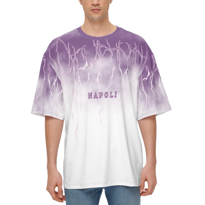 Purple Storm - Oversized Short-Sleeve T-Shirt