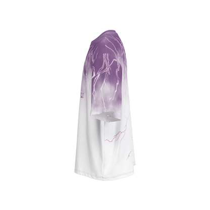 Purple Storm - Oversized Short-Sleeve T-Shirt