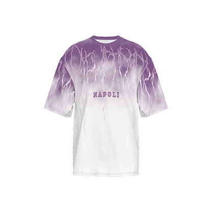 Purple Storm - Oversized Short-Sleeve T-Shirt