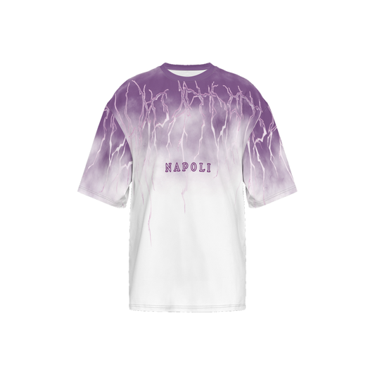 Purple Storm - Oversized Short-Sleeve T-Shirt