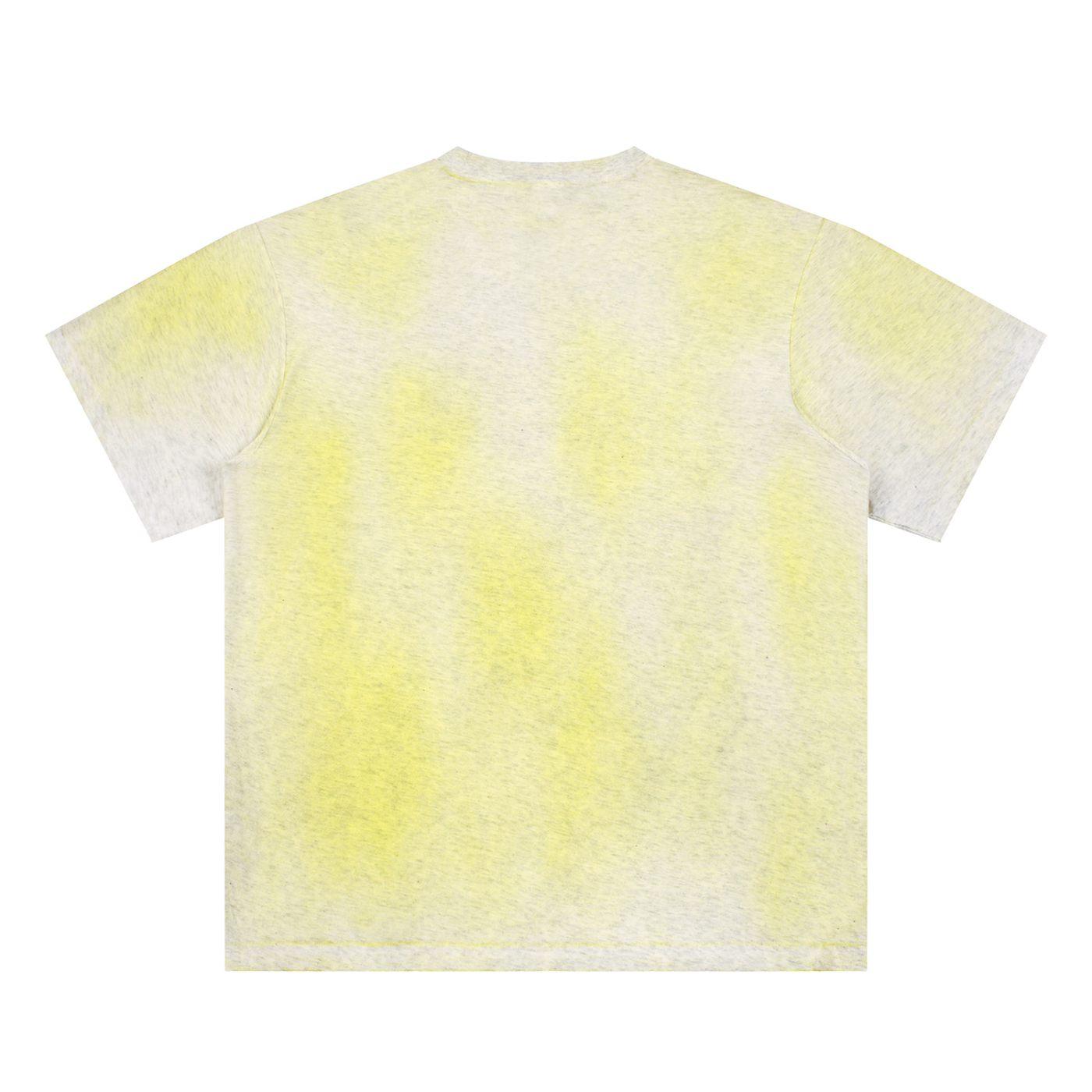 T-shirt dipinta a mano con effetto sbiadito dal sole
