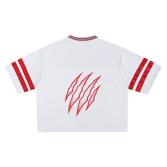 Taped Mesh Boxy T-shirt