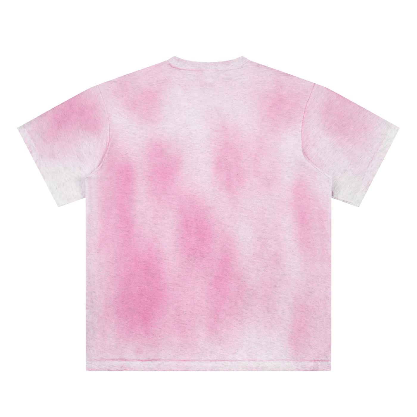 T-shirt dipinta a mano con effetto sbiadito dal sole